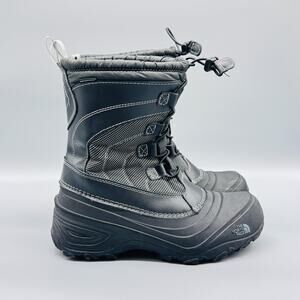 The North Face Boots Boys 6 Black Thermalfelt Snow Insulated Alpenglow IV Winter
